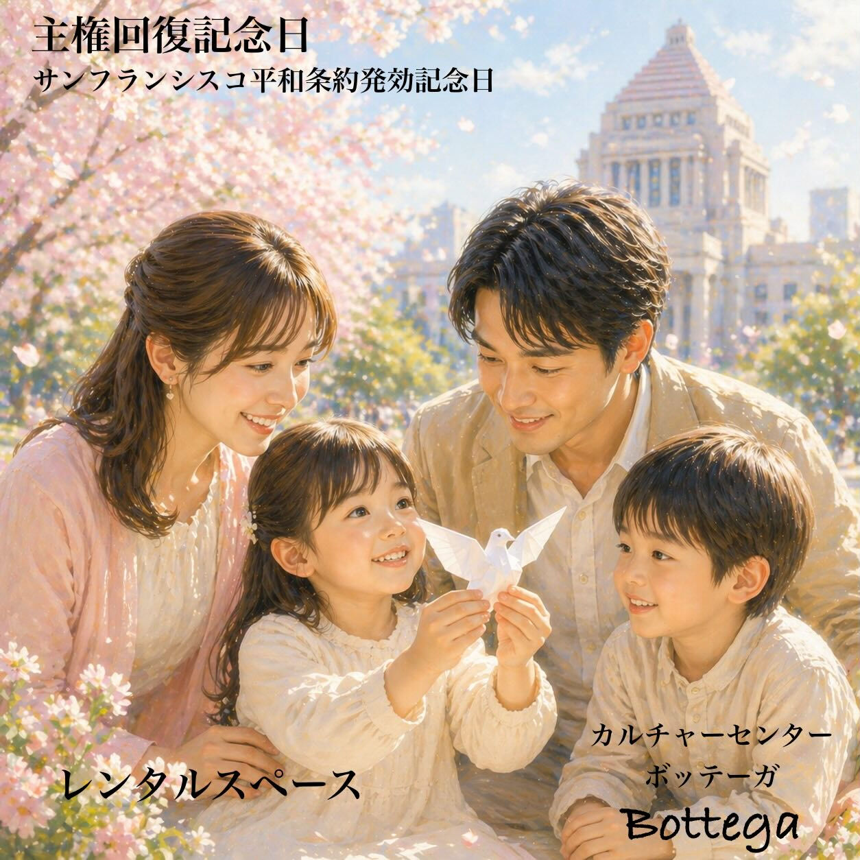 4月28日　主権回復記念日・サンフランシスコ平和条約発効記念