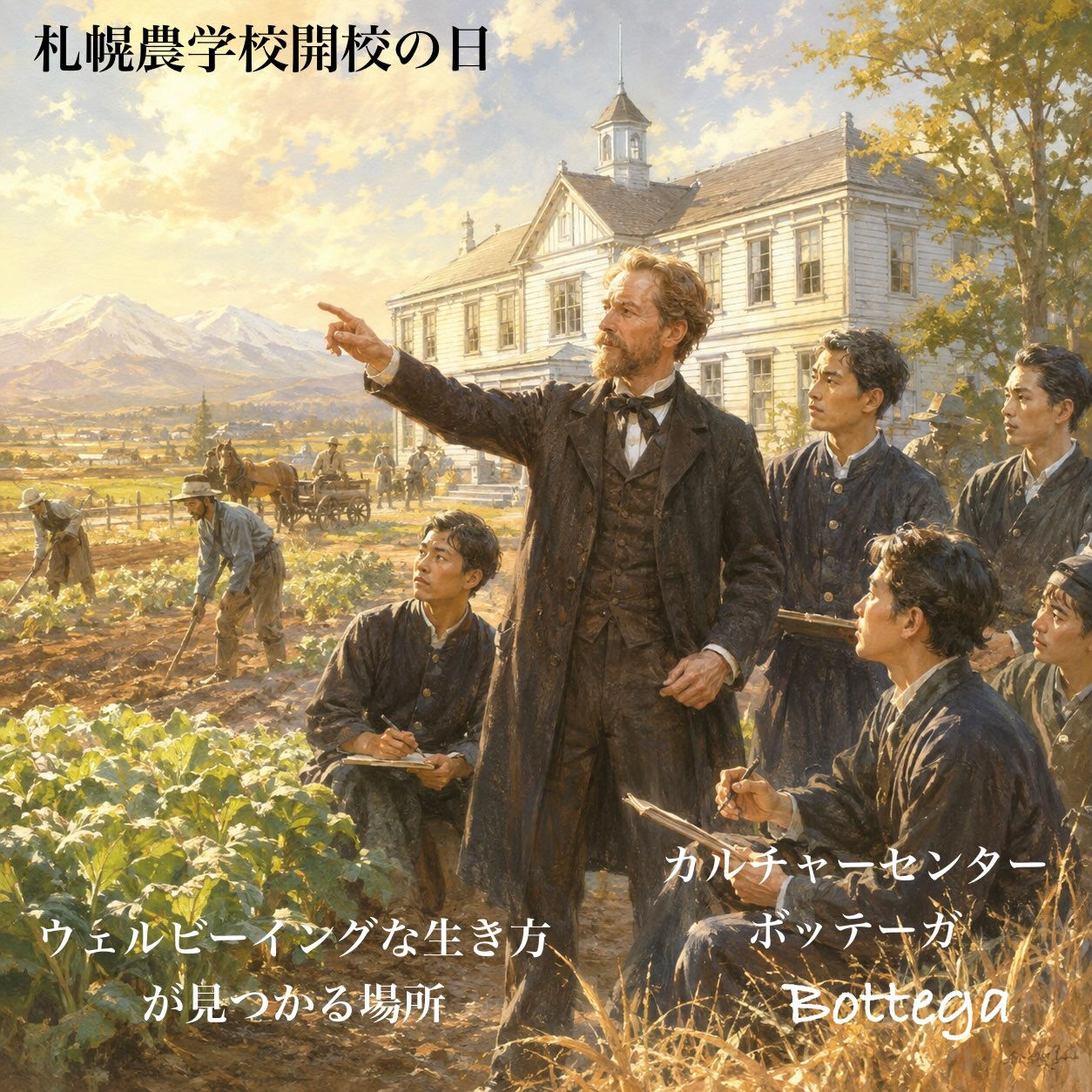 8月14日　札幌農学校開校の日