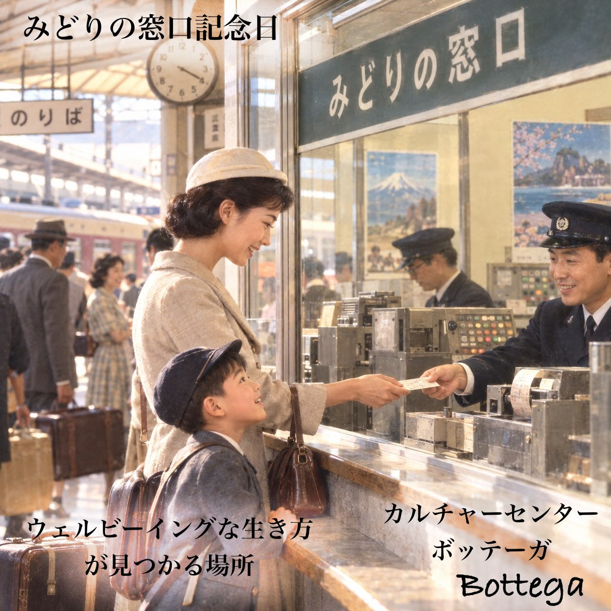 9月24日　みどりの窓口記念日